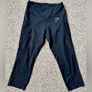 Gymshark Black DRY Mesh leggings